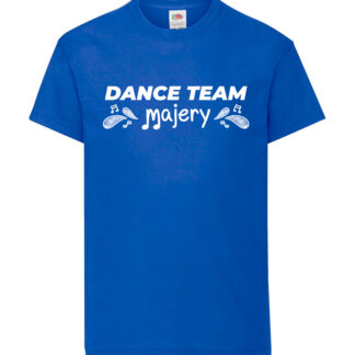 Koszulka dance team - niebieska